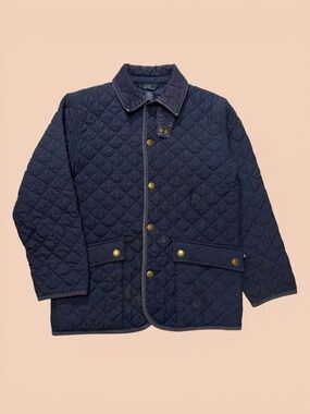 Polo Ralph Lauren Navy Blue Quilted Jacket